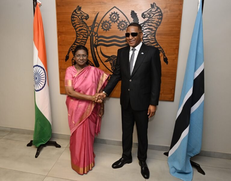 Historic Visit: President Murmu Strengthens India-Botswana Ties in Gaborone