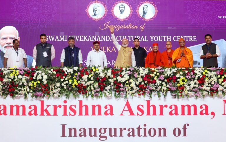 PM Inaugurates Viveka Smaraka in Mysuru, Urges Youth towards Vivekananda’s Vision